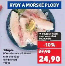 Kaufland Tilápie nabídka