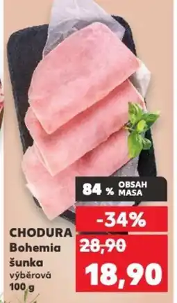 Kaufland CHODURA Bohemia šunka nabídka