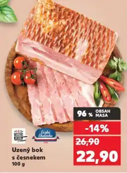 Kaufland Uzený bok s česnekem nabídka