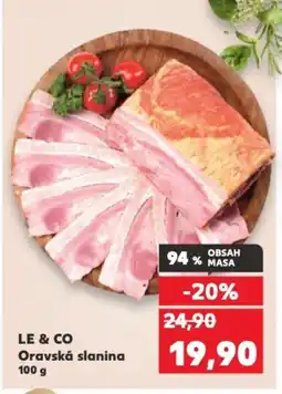 Kaufland LE & CO Oravská slanina nabídka