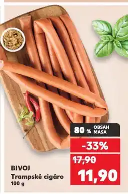 Kaufland BIVOJ Trampské cigaro nabídka
