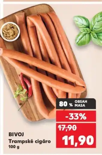 Kaufland BIVOJ Trampské cigaro nabídka