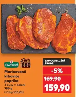 Kaufland Marinovaná krkovice paprika nabídka