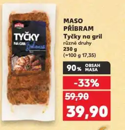 Kaufland MASO PŘÍBRAM Tyčky na gril nabídka
