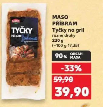 Kaufland MASO PŘÍBRAM Tyčky na gril nabídka