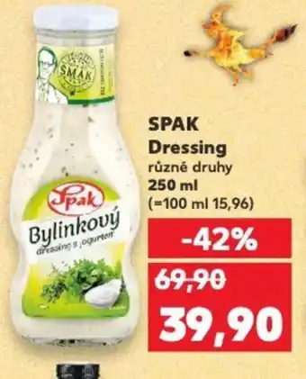 Kaufland SPAK Dressing nabídka