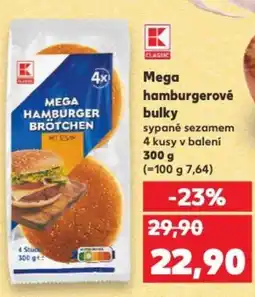 Kaufland Mega hamburgerové bulky nabídka
