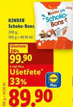 Lidl KINDER Schoko-Bons, 200 nabídka