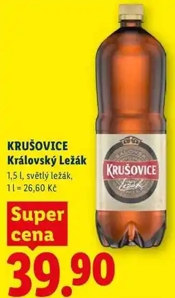 Lidl KRUŠOVICE Královský ležák, 1,5 nabídka