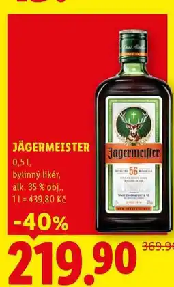Lidl JÄGERMEISTER, 0,5 1 nabídka