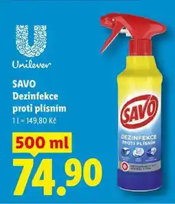 Lidl SAVO Dezinfekce proti plísním, 11 nabídka