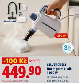 Lidl SILVERCREST Ruční parní čistič nabídka