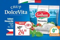 Globus Galbani Mozzarella nabídka