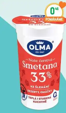 Globus Olma Smetana ke šlehání 33% nabídka