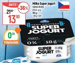 Globus Milko Super jogurt nabídka