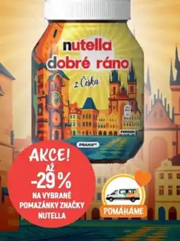 Globus Na vybrané pomazánky značky nutella nabídka