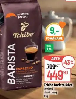 Globus Tchibo Barista Káva zrnková nabídka