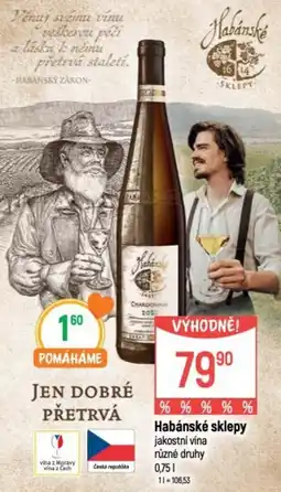 Globus Habánské sklepy jakostní vína nabídka