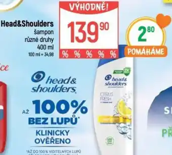 Globus Head&Shoulders šampon nabídka