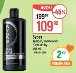 Globus Syoss šampon, kondicionér nabídka