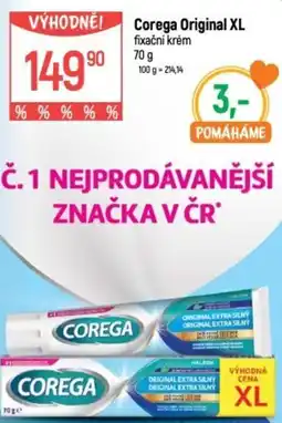 Globus Corega Original XL fixační krém nabídka