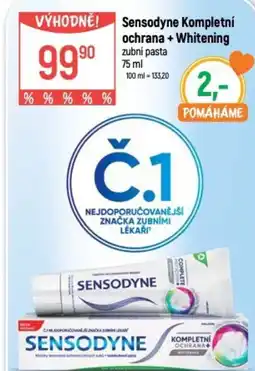 Globus Sensodyne Kompletní ochrana + Whitening zubní pasta nabídka