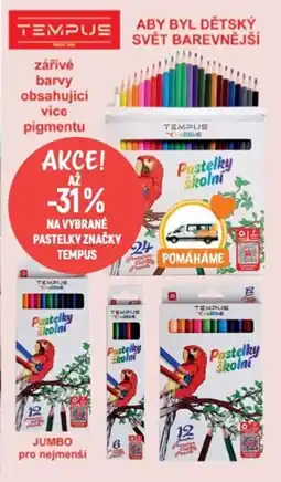Globus Na vybrané pastelky značky tempus nabídka