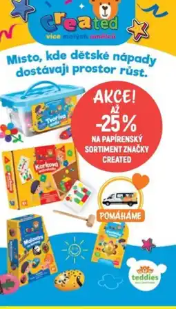 Globus Na papírenský sortiment značky created nabídka