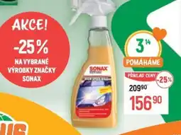 Globus Na vybrané výrobky značky sonax nabídka
