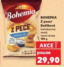 Kaufland BOHEMIA Z pece/ Kotlíkové bramborový snack nabídka