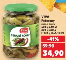 Kaufland VIVA Feferony nabídka