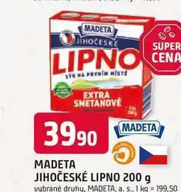 Trefa MADETA JIHOČESKÉ LIPNO nabídka