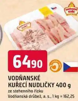 Trefa VODŇANSKÉ KUŘECÍ NUDLIČKY 400 g ze stehenního řízku nabídka