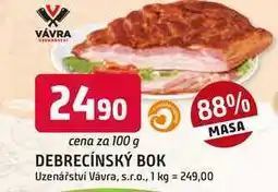Trefa DEBRECÍNSKÝ BOK 88% nabídka