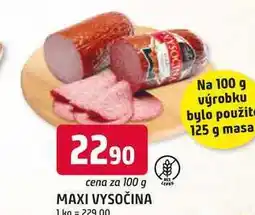 Trefa MAXI VYSOČINA nabídka