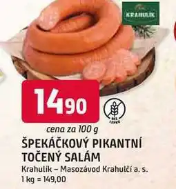 Trefa ŠPEKÁČKOVÝ PIKANTNÍ TOČENÝ SALÁM nabídka