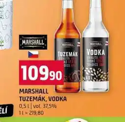 Terno MARSHALL TUZEMÁK, VODKA 0,5l vol. 37,5% nabídka