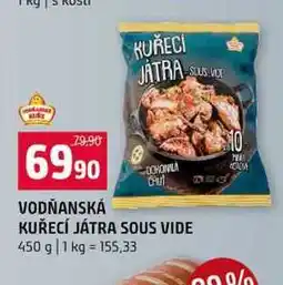 Terno VODŇANSKÁ KUŘECÍ JÁTRA SOUS VIDE nabídka