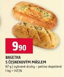 Terno BAGETKA S ČESNEKOVÝM MÁSLEM 67 g vybrané druhy pečivo dopečené nabídka