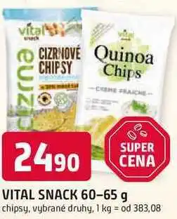 Trefa VITAL SNACK 60-65 g chipsy, vybrané druhy nabídka