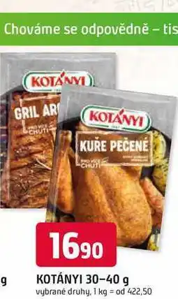 Trefa KOTÁNYI 30-40 g vybrané druhy nabídka