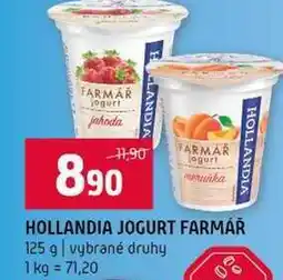 Terno HOLLANDIA JOGURT FARMÁŘ 125 g vybrané druhy nabídka