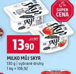Terno MILKO MŮJ SKYR 130 g vybrané druhy nabídka