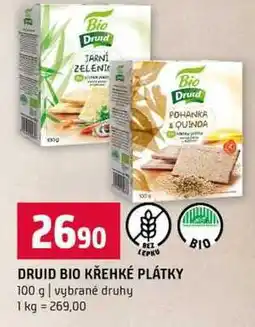 Terno DRUID BIO KŘEHKÉ PLÁTKY 100 g vybrané druhy nabídka