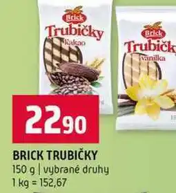 Terno BRICK TRUBIČKY 150 g vybrané druhy nabídka