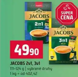 Terno JACOBS 2v1, 3v1 111-124 g vybrané druhy nabídka