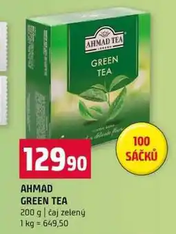 Terno AHMAD GREEN TEA 200 g čaj zelený nabídka