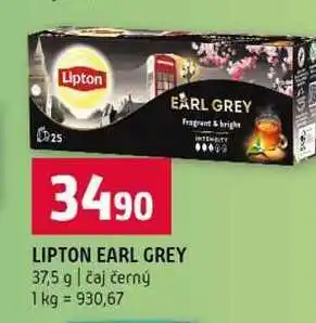 Terno LIPTON EARL GREY 37,5 g čaj černý nabídka