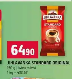 Terno JIHLAVANKA STANDARD ORIGINAL 150 g káva mletá nabídka