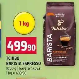 Terno TCHIBO BARISTA ESPRESSO 1000 g káva zrnková nabídka